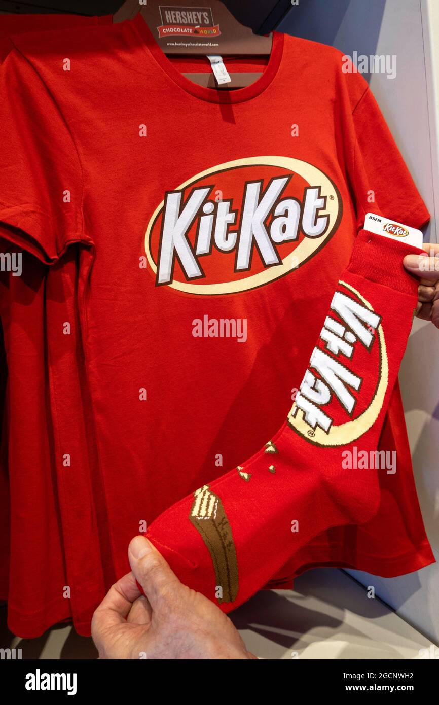Hershey's Chocolate World Times Square, New York City, USA Stockfoto