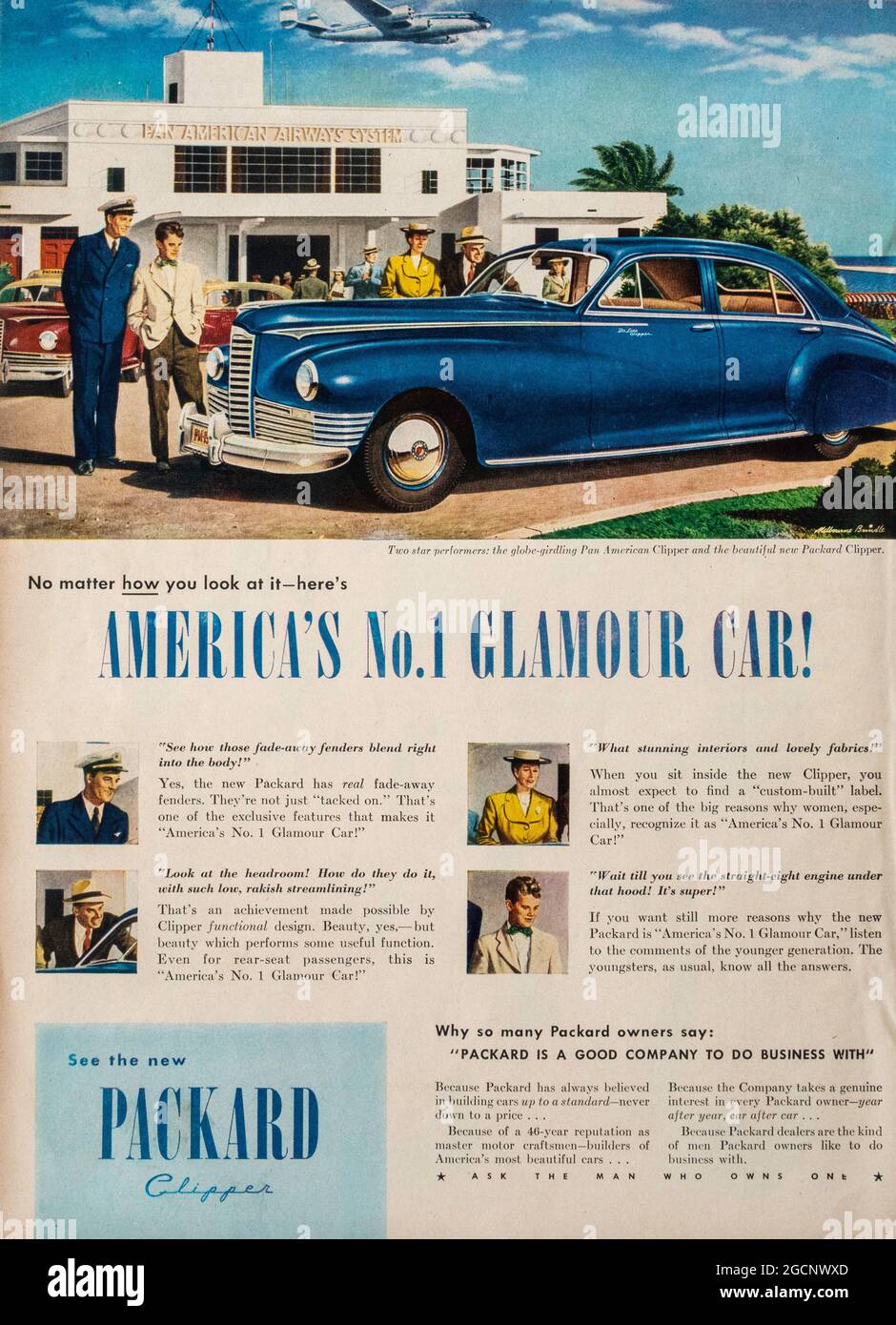 Vintage Life Magazine Anzeige, Ausgabe 10 Juni 1946, Vereinigte Staaten von Amerika Stockfoto