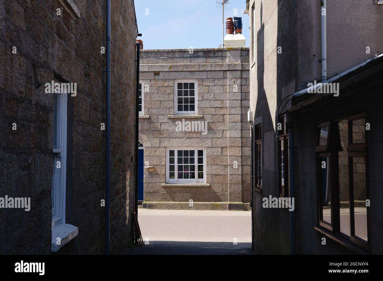 Hugh Street, Hugh Town, St. Mary's Island, Isles of Scilly, Cornwall, England, Großbritannien, Juli 2021 Stockfoto