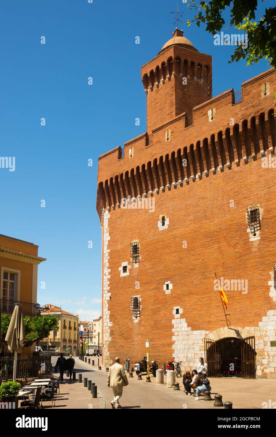 Fort Castillet, Perpignan Stockfoto Fort Castillet, Perpignan Stockfoto