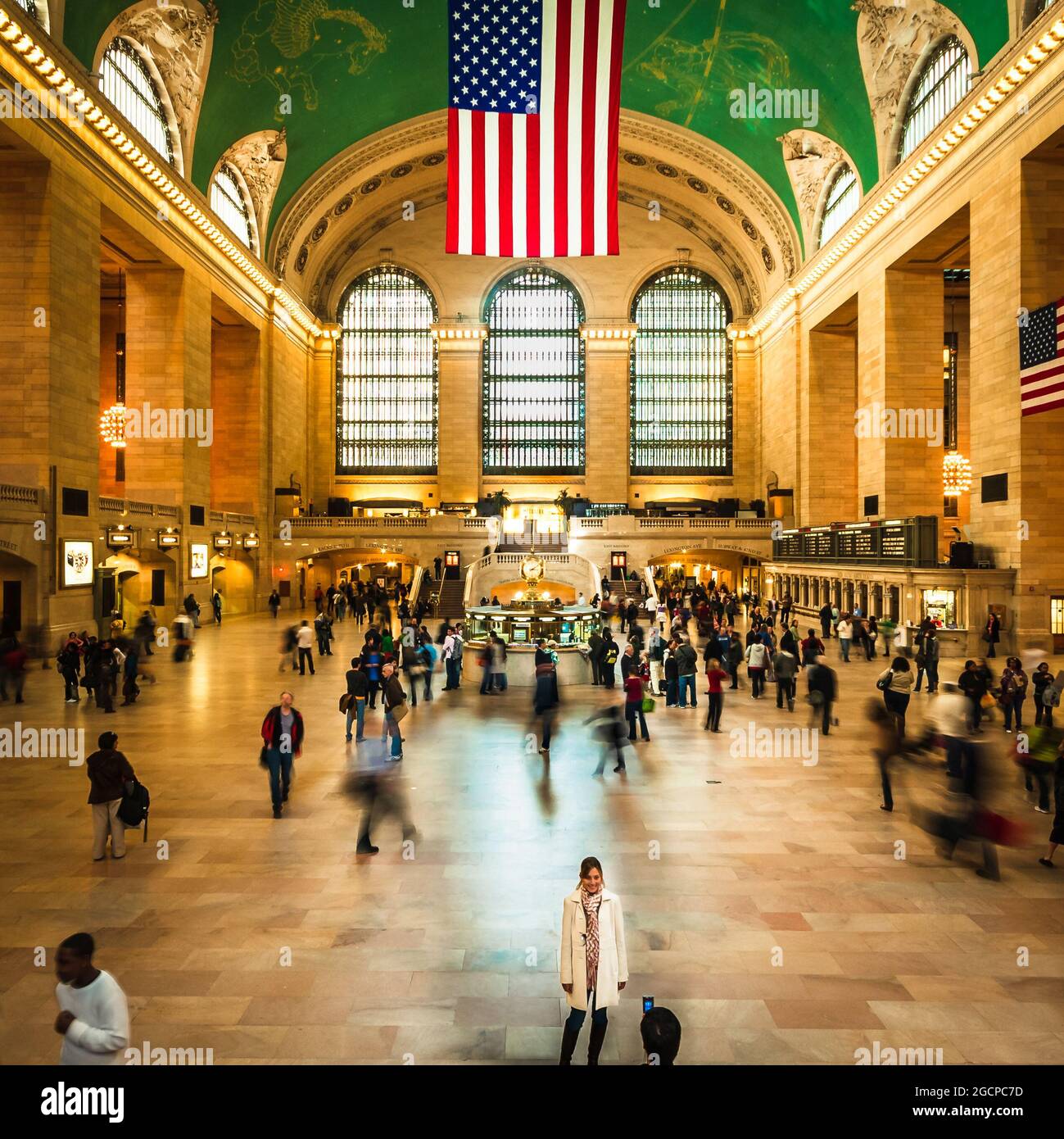 Haupteinlauf der Grand Central Station (Grand Central Terminus), New York City, NY, USA. Stockfoto