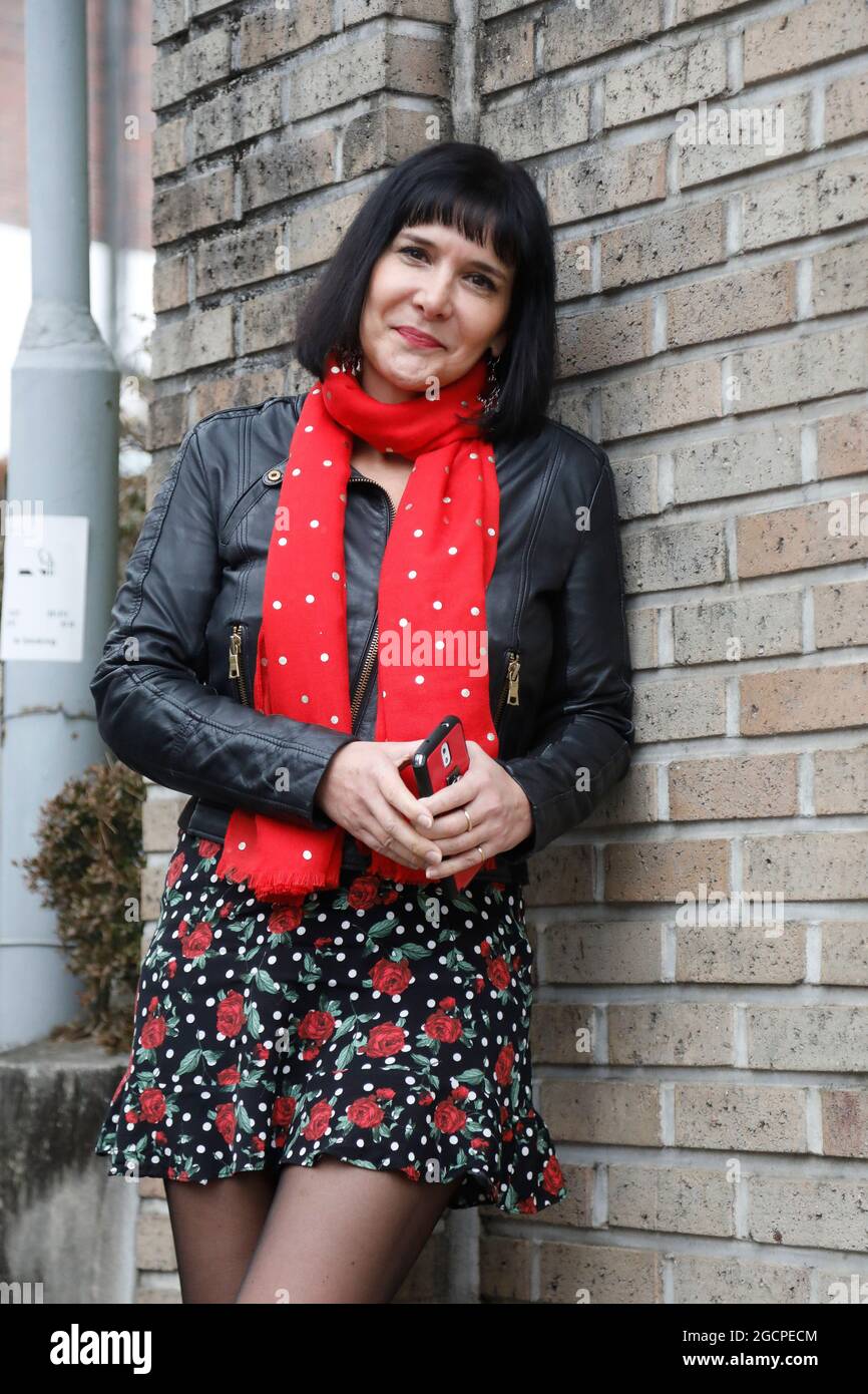 21. Januar 2019-Seoul, Südkorea-Professorin Ida Daussy posiert für ihr Interview-Portrait in Seoul, Südkorea. Stockfoto