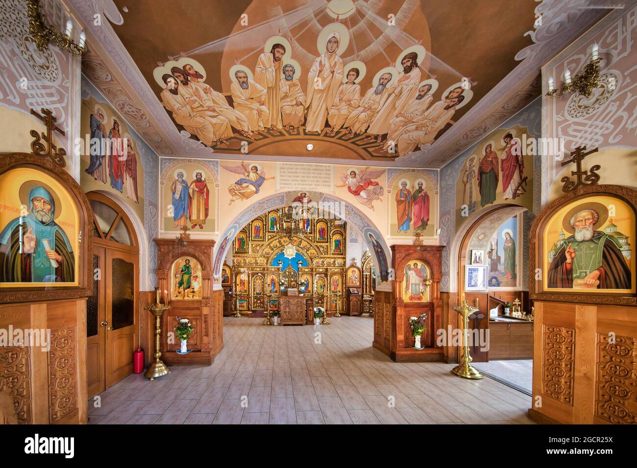 Kirche auf der Krim, Russland Stockfoto