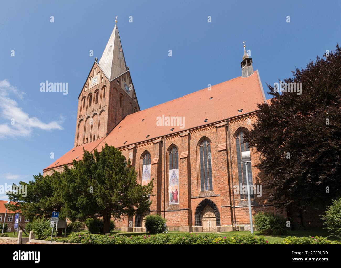 Sankt-Marienkirche in Barth, Mecklenburg-Vorpommern, Deutschland Stockfoto