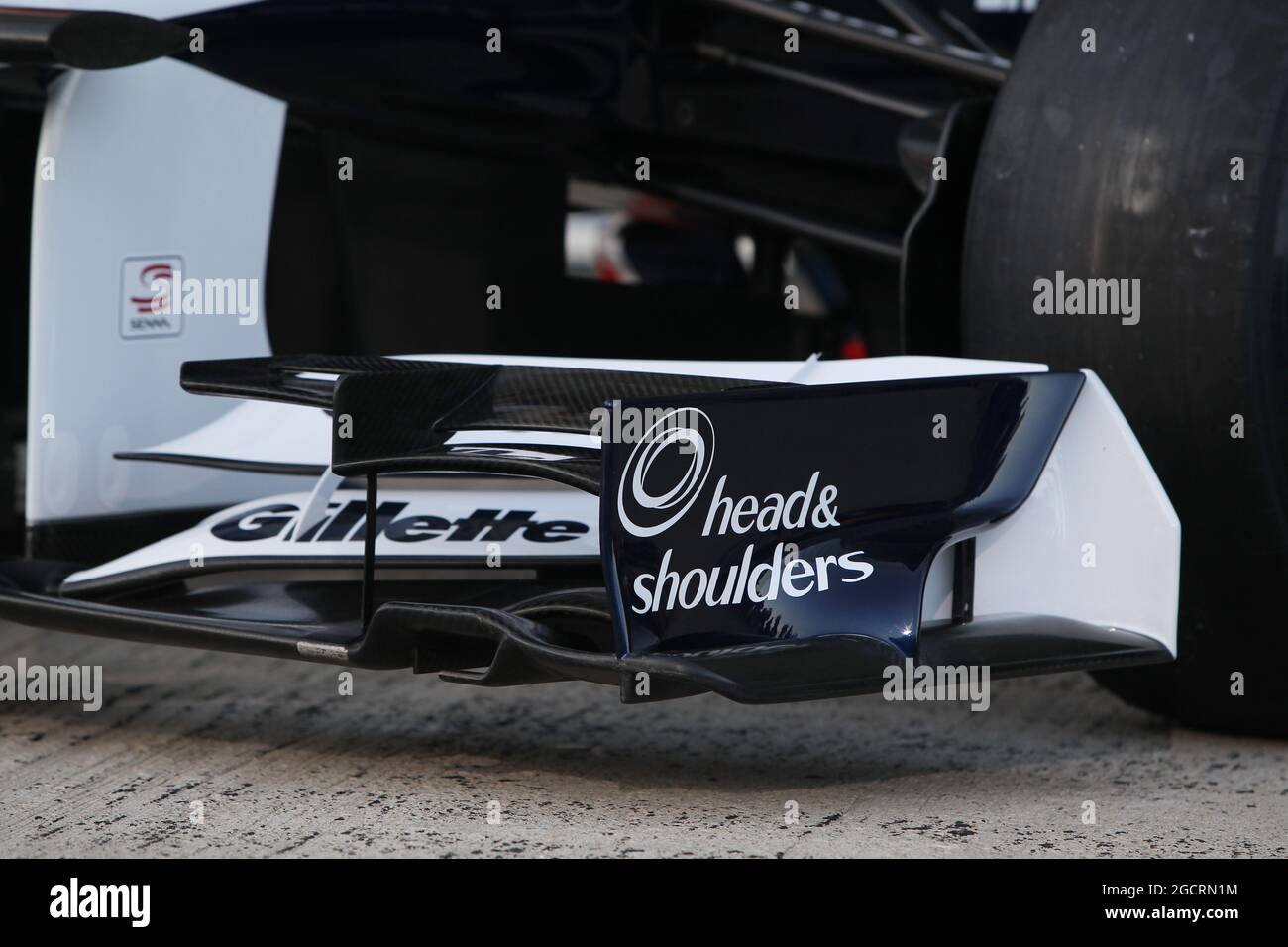 Details. Williams F1 Team FW34 Launch, Jerez, Spanien. 7. Februar 2012. Stockfoto