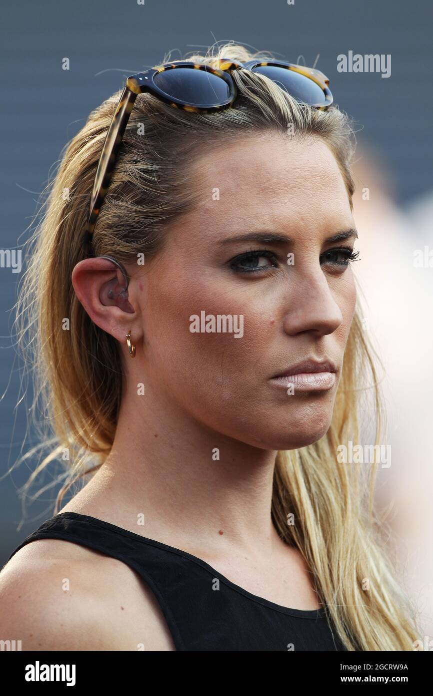 Georgie Thompson (GBR) Sky Sports F1 Presenter. Großer Preis von Italien, Freitag, 7. September 2012. Monza Italien. Stockfoto