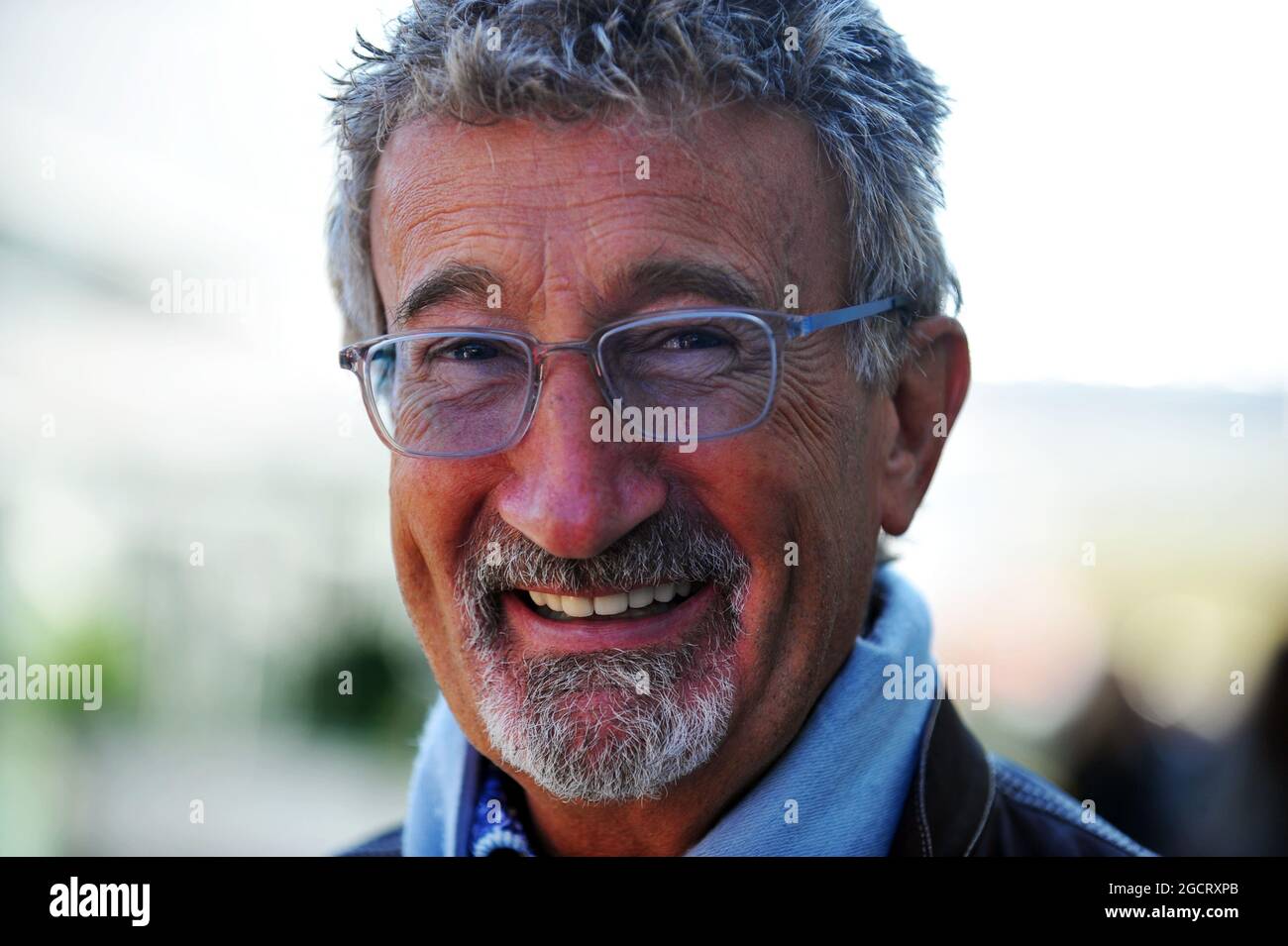 Eddie Jordan (IRE) BBC Television Pundit. Großer Preis der Vereinigten Staaten, Sonntag, 18. November 2012. Circuit of the Americas, Austin, Texas, USA. Stockfoto