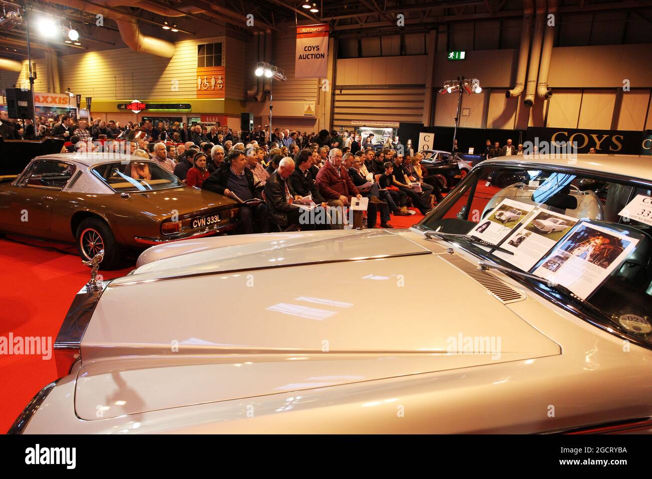 Der Rolls Royce von Freddie Mercury (GBR) wird auf der Coys Auction bei Autosport International verkauft. Autosport International, Samstag 12. Januar 2013. National Exhibition Centre, Birmingham, England. Stockfoto