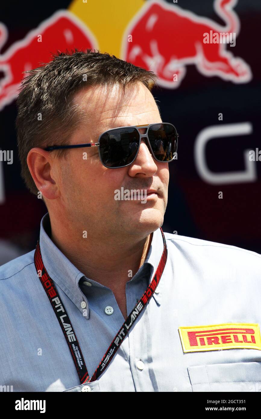 Paul Hembery (GBR) Pirelli Motorsport Director. Großer Preis von Spanien, Samstag, 11. Mai 2013. Barcelona, Spanien. Stockfoto