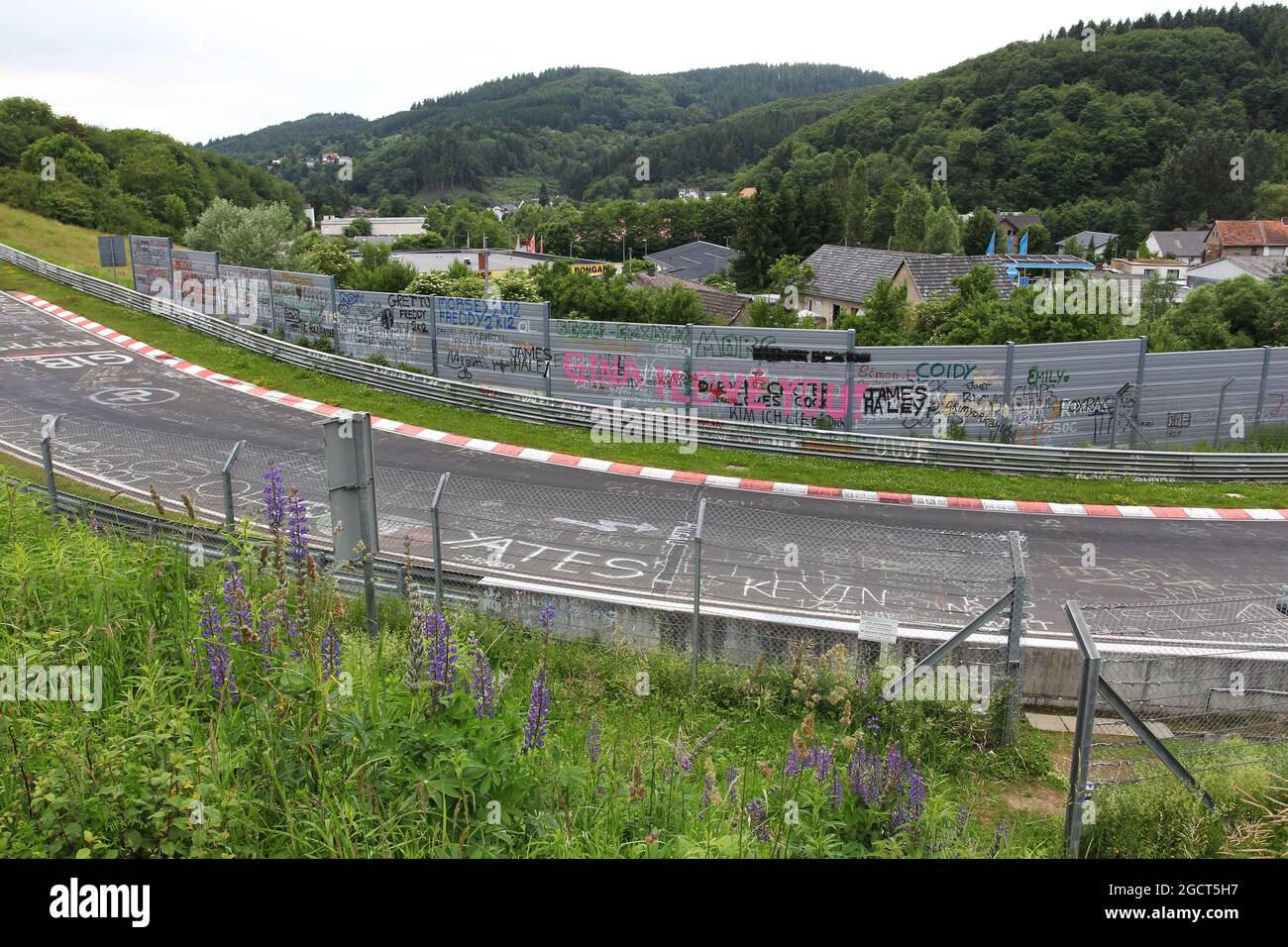 Die Nordschleife. Großer Preis von Deutschland, Freitag, 5. Juli 2013. Nürburgring, Deutschland. Stockfoto