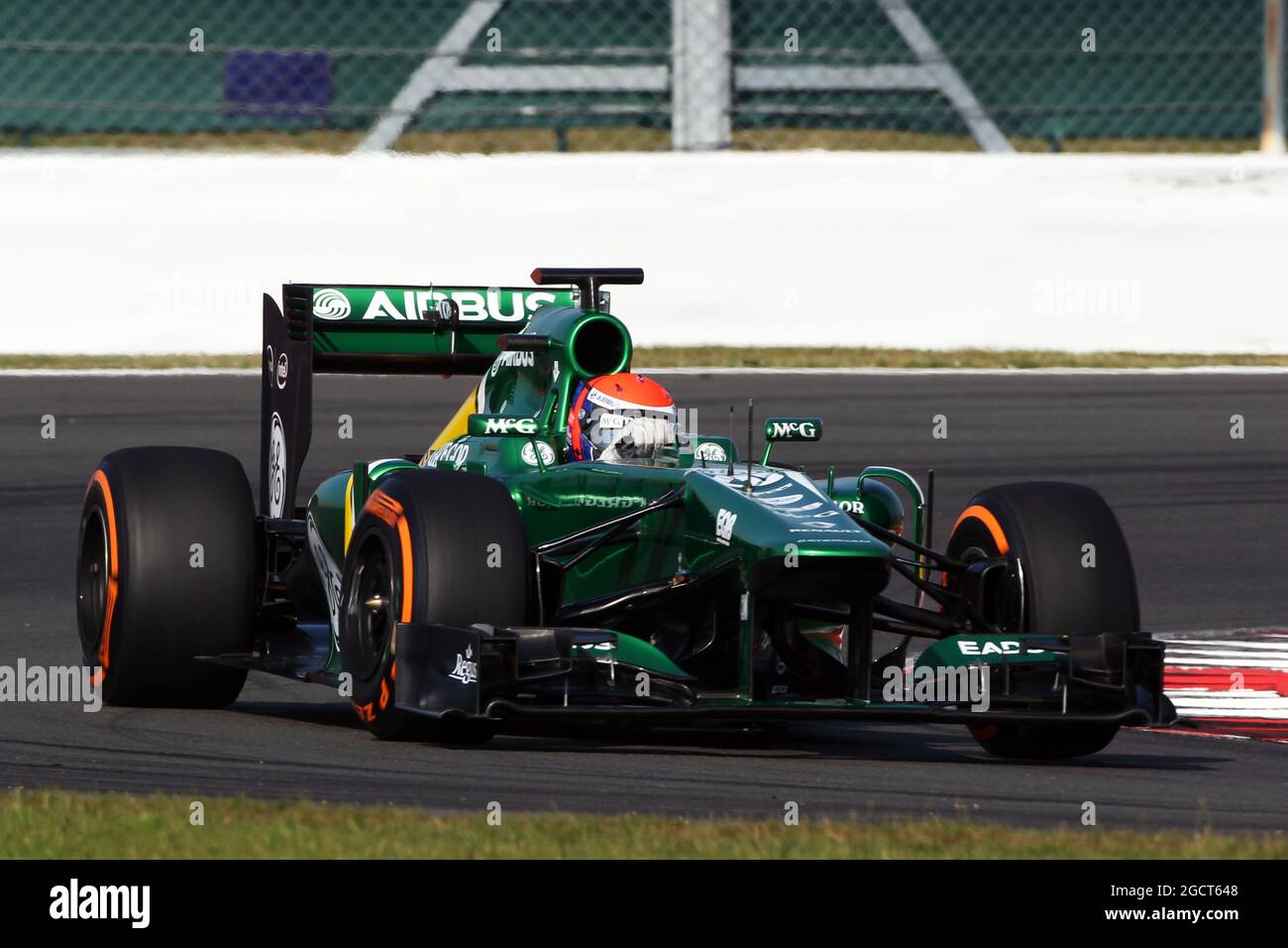 Alexander Rossi (USA) Caterham CT03 Testfahrer. Formel-1-Test für junge Fahrer, Tag 1, Mittwoch, 17. Juli 2013. Silverstone, England. Stockfoto