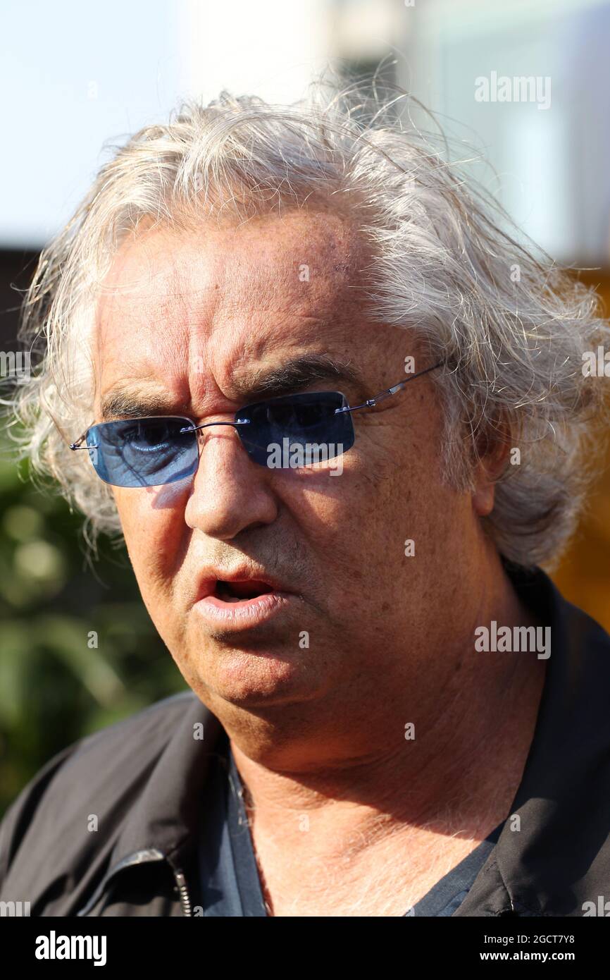 Flavio Briatore (ITA). Großer Preis von Italien, Samstag, 7. September 2013. Monza Italien. Stockfoto