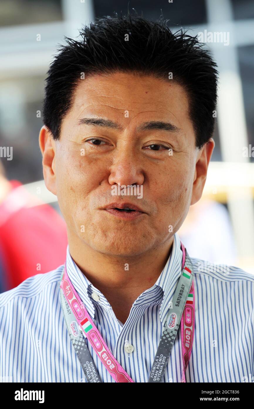 Yasuhisa Arai (JPN) Honda Motorsport Chief Officer. Großer Preis von Italien, Samstag, 7. September 2013. Monza Italien. Stockfoto