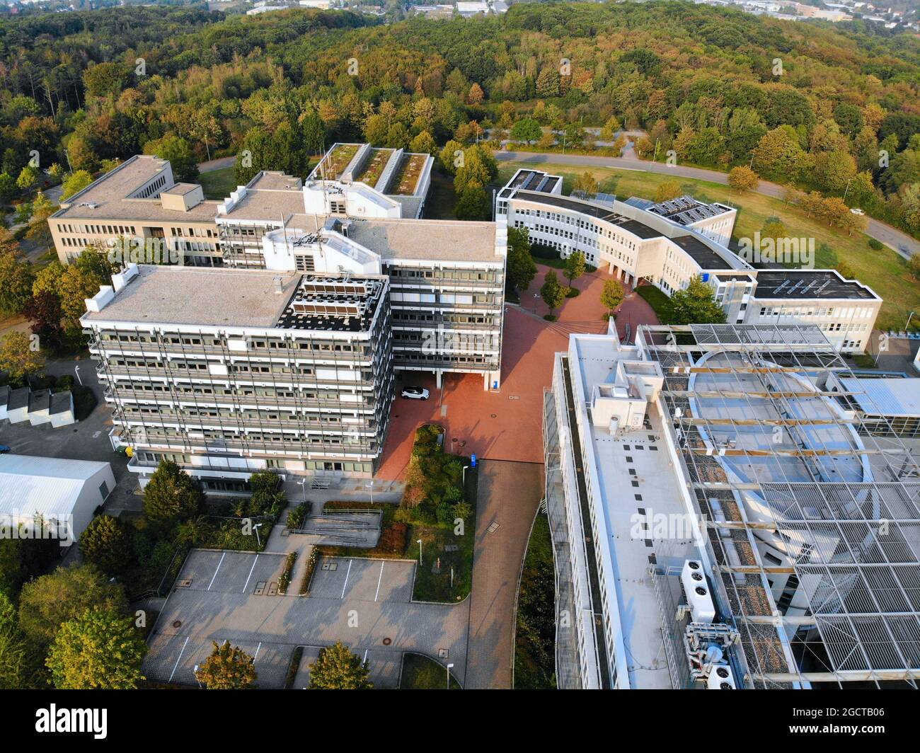 HAGEN, DEUTSCHLAND - 16. SEPTEMBER 2020: Universität Hagen in Deutschland. Die Universität ist auch bekannt als FU Hagen oder FernUniversitat, und ist größte dista Stockfoto