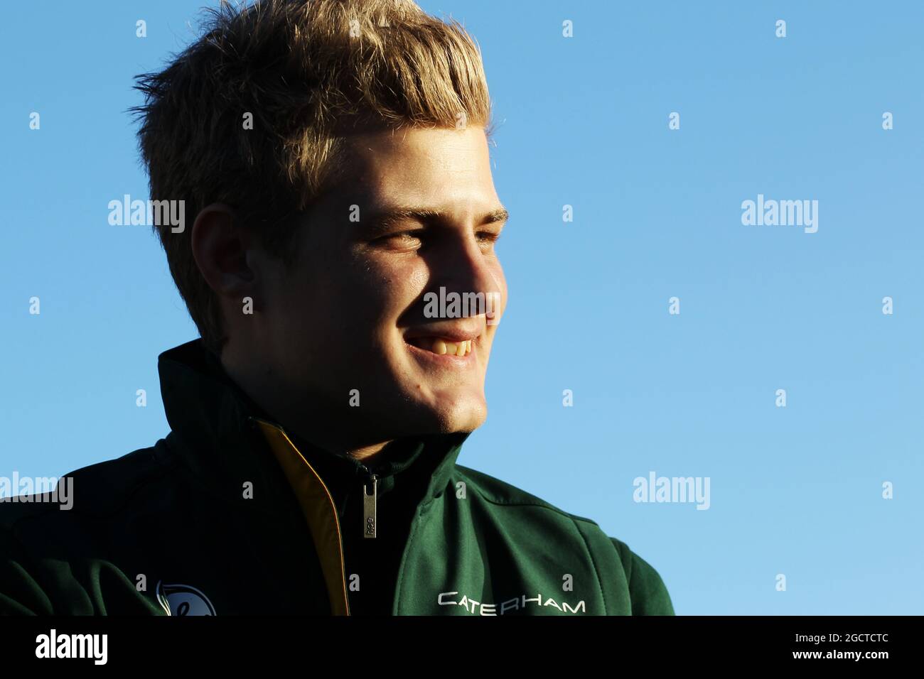 Marcus Ericsson (SWE) Caterham. Formel-1-Tests, Vorbereitungen, Montag, 27. Januar 2014. Jerez, Spanien. Stockfoto