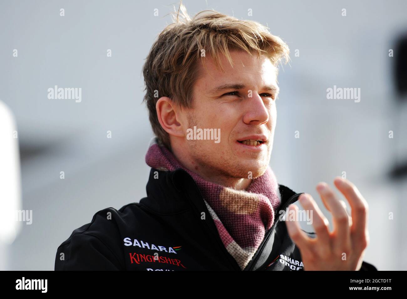 Nico Hulkenberg (GER) Sahara Force India F1. Formel-1-Tests, erster Tag, Dienstag, 28. Januar 2014. Jerez, Spanien. Stockfoto