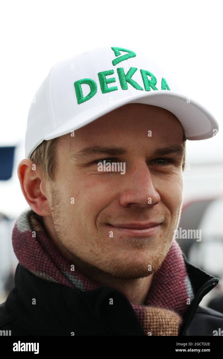Nico Hulkenberg (GER) Sahara Force India F1. Formel-1-Tests, erster Tag, Dienstag, 28. Januar 2014. Jerez, Spanien. Stockfoto