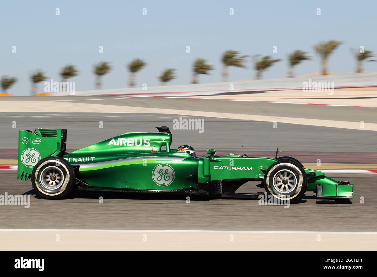Kamui Kobayashi (JPN) Caterham CT05. Formel-1-Test, Bahrain Test zwei, Tag vier, Sonntag, 2. März 2014. Sakhir, Bahrain. Stockfoto