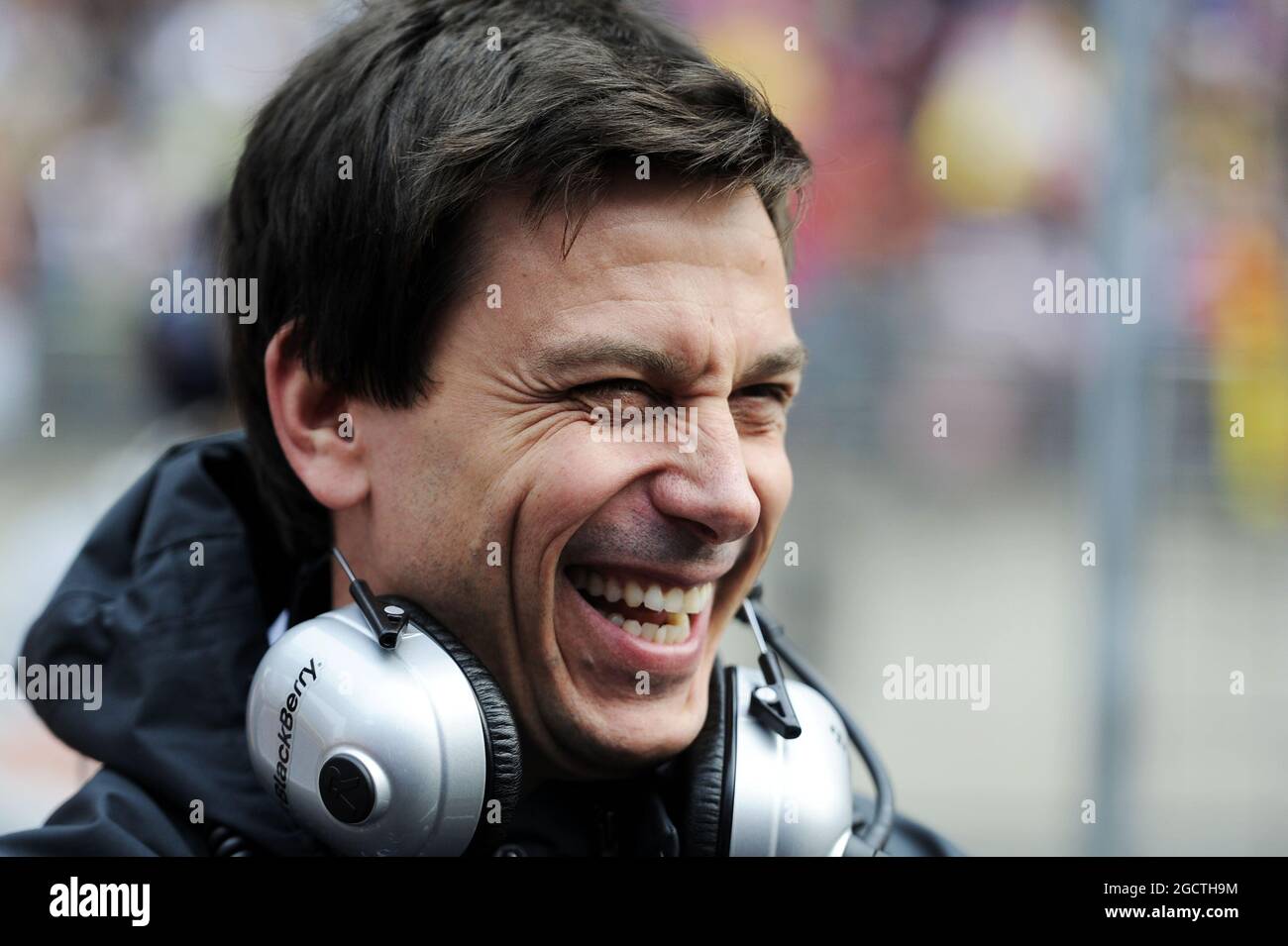 Toto Wolff (GER) Mercedes AMG F1 Aktionär und Executive Director. Großer Preis von China, Sonntag, 20. April 2014. Shanghai, China. Stockfoto