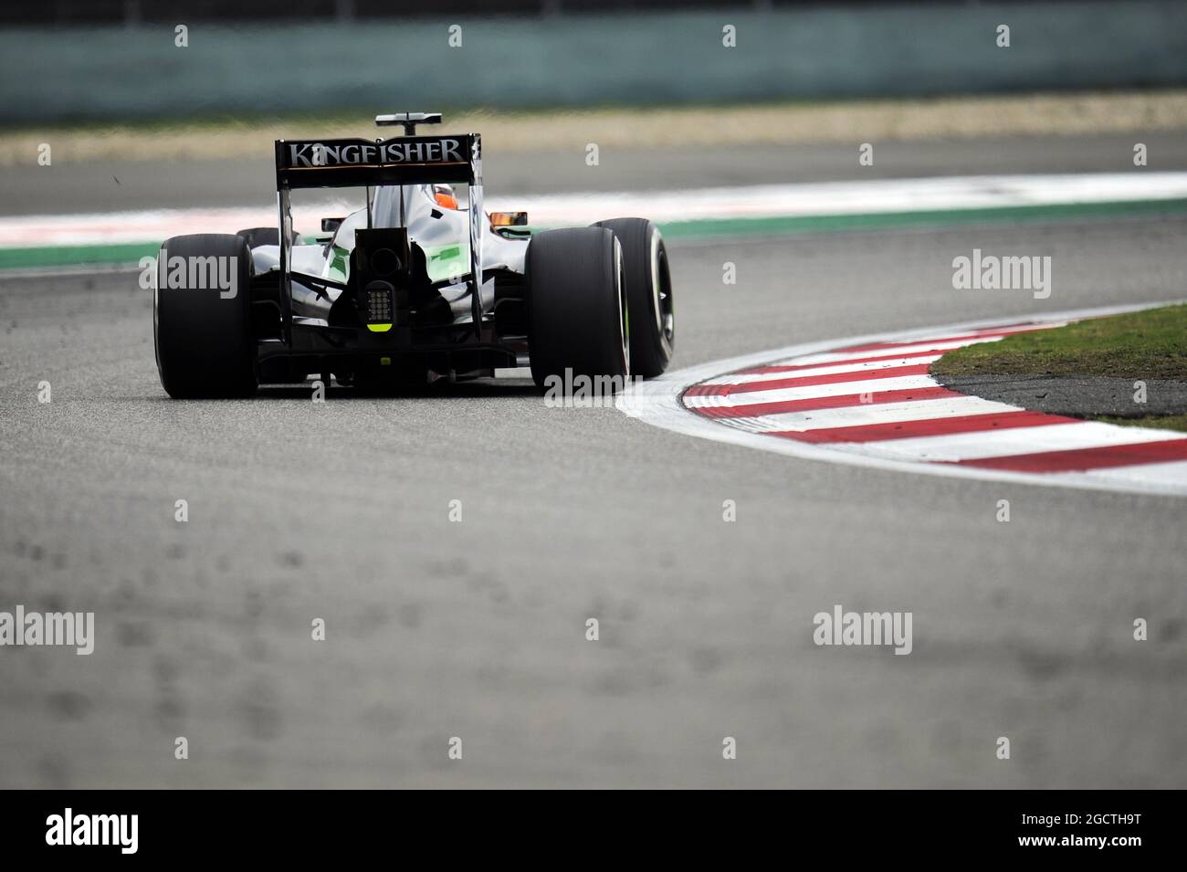 Nico Hulkenberg (GER) Sahara Force India F1 VJM07. Großer Preis von China, Sonntag, 20. April 2014. Shanghai, China. Stockfoto