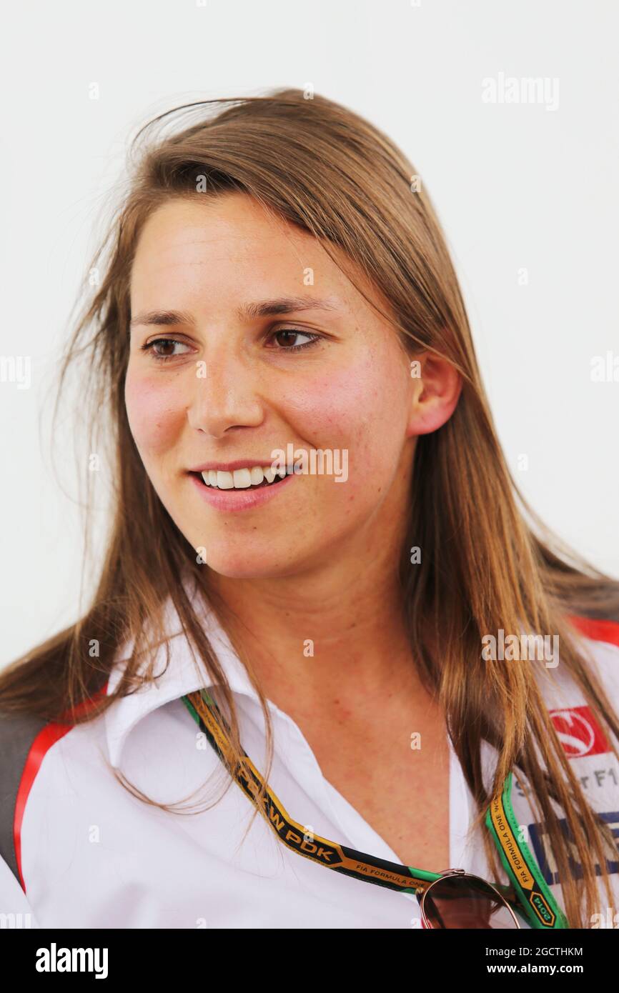Simona de Silvestro (SUI) sauber F1 Team Testfahrer. Großer Preis von Spanien, Freitag, 9. Mai 2014. Barcelona, Spanien. Stockfoto
