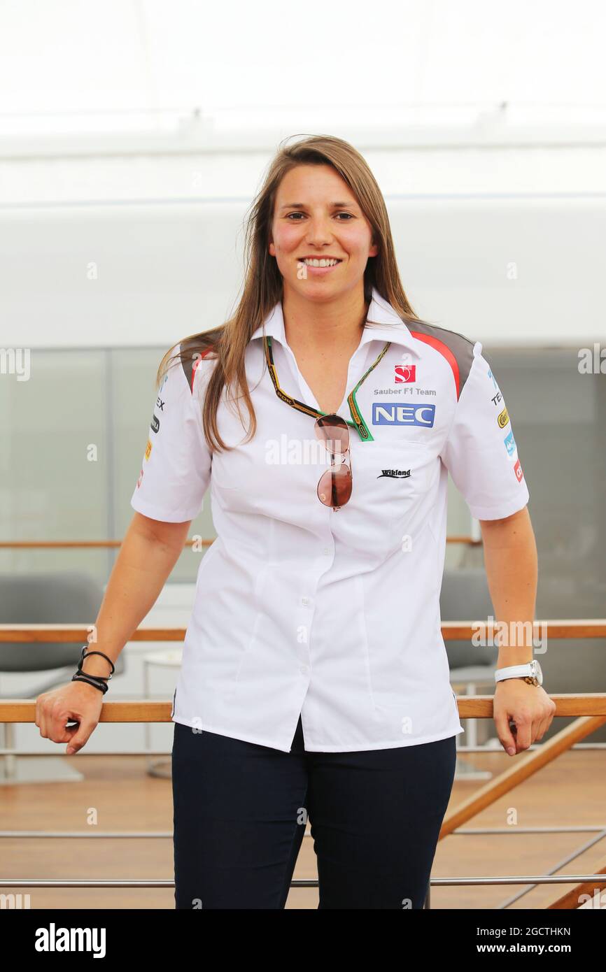Simona de Silvestro (SUI) sauber F1 Team Testfahrer. Großer Preis von Spanien, Freitag, 9. Mai 2014. Barcelona, Spanien. Stockfoto