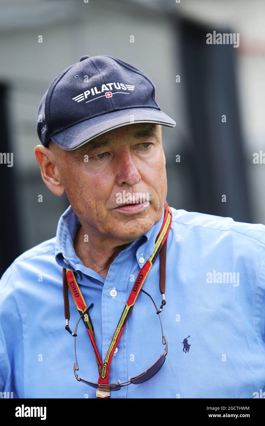 Peter Brabeck-Letmathe (AUT) Formel-1-Vorsitzender. Großer Preis von Spanien, Sonntag, 11. Mai 2014. Barcelona, Spanien. Stockfoto