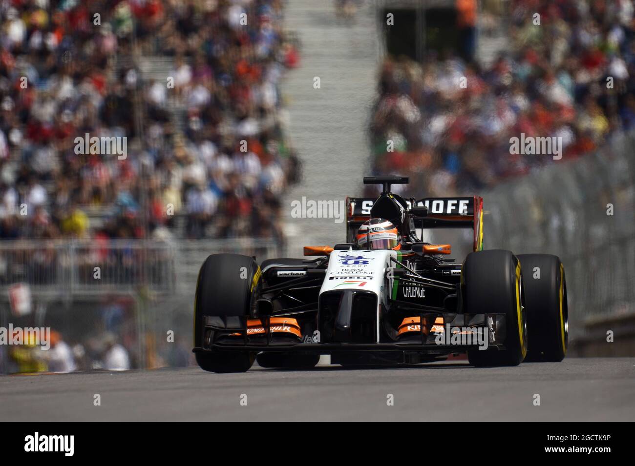 Nico Hulkenberg (GER) Sahara Force India F1 VJM07. Großer Preis von Kanada, Freitag, 6. Juni 2014. Montreal, Kanada. Stockfoto