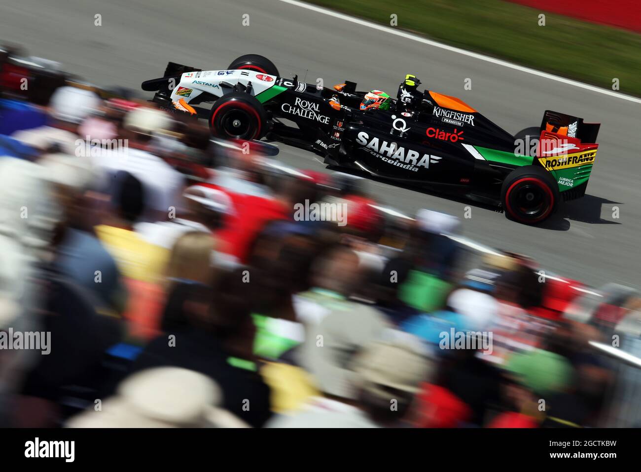 Sergio Perez (MEX) Sahara Force India F1 VJM07. Großer Preis von Kanada, Freitag, 6. Juni 2014. Montreal, Kanada. Stockfoto