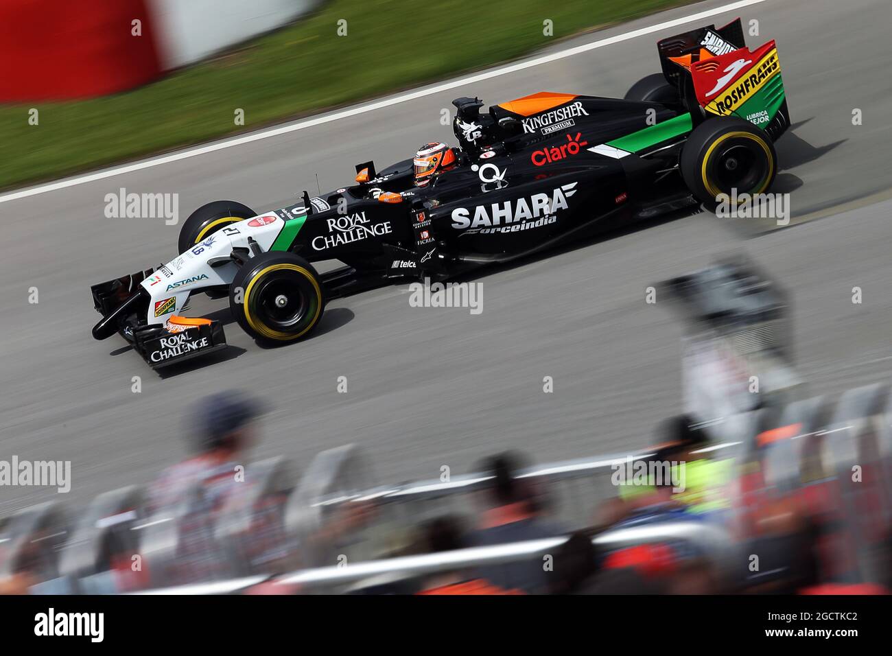 Nico Hulkenberg (GER) Sahara Force India F1 VJM07. Großer Preis von Kanada, Freitag, 6. Juni 2014. Montreal, Kanada. Stockfoto