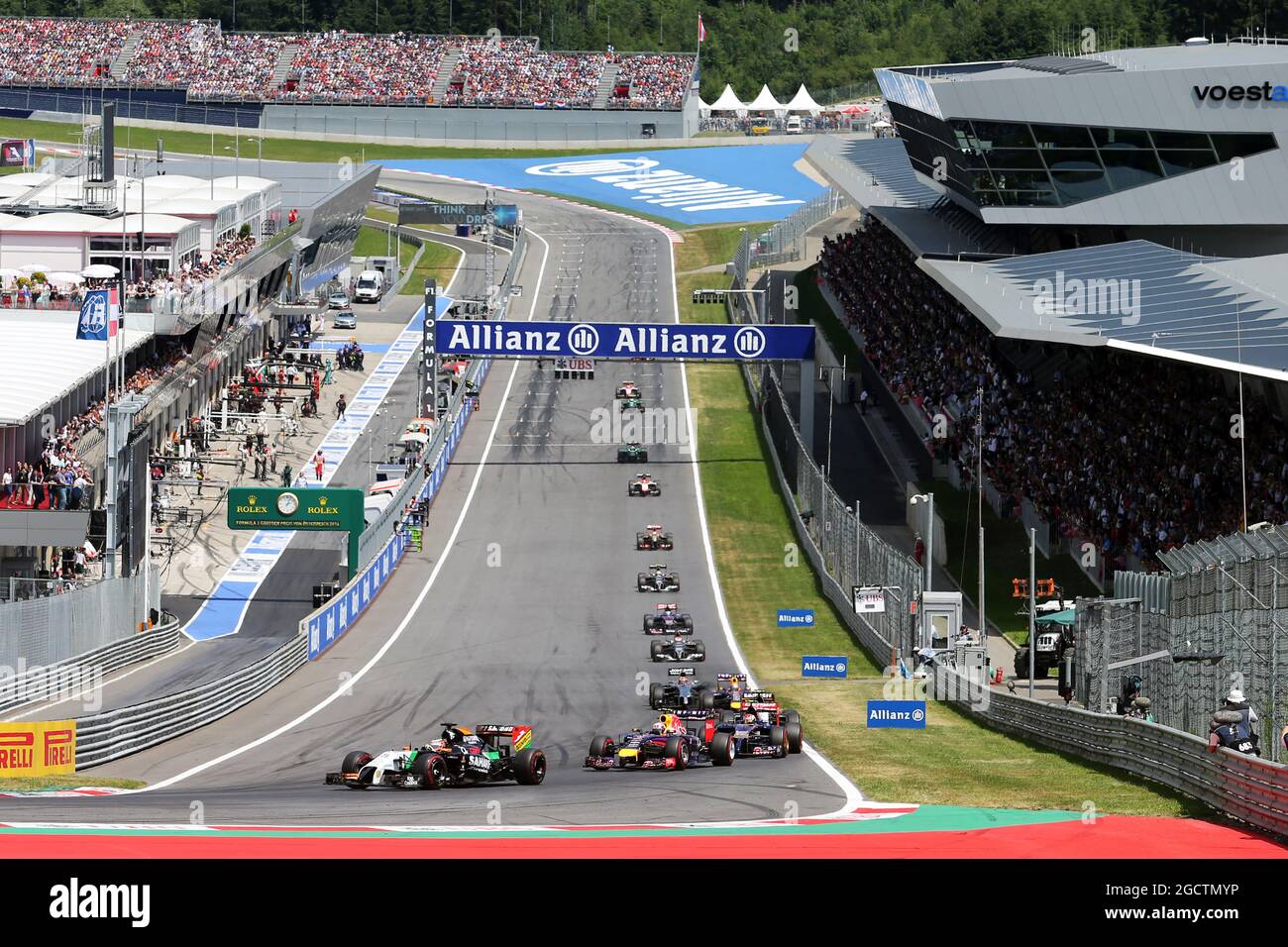 Nico Hulkenberg (GER) Sahara Force India F1 VJM07. Großer Preis von Österreich, Sonntag, 22. Juni 2014. Spielberg, Österreich. Stockfoto