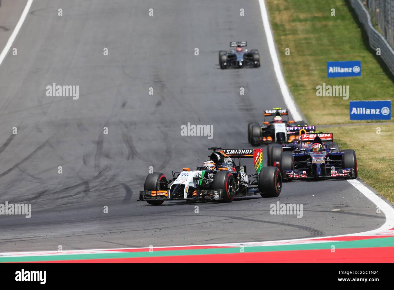 Nico Hulkenberg (GER) Sahara Force India F1 VJM07. Großer Preis von Österreich, Sonntag, 22. Juni 2014. Spielberg, Österreich. Stockfoto