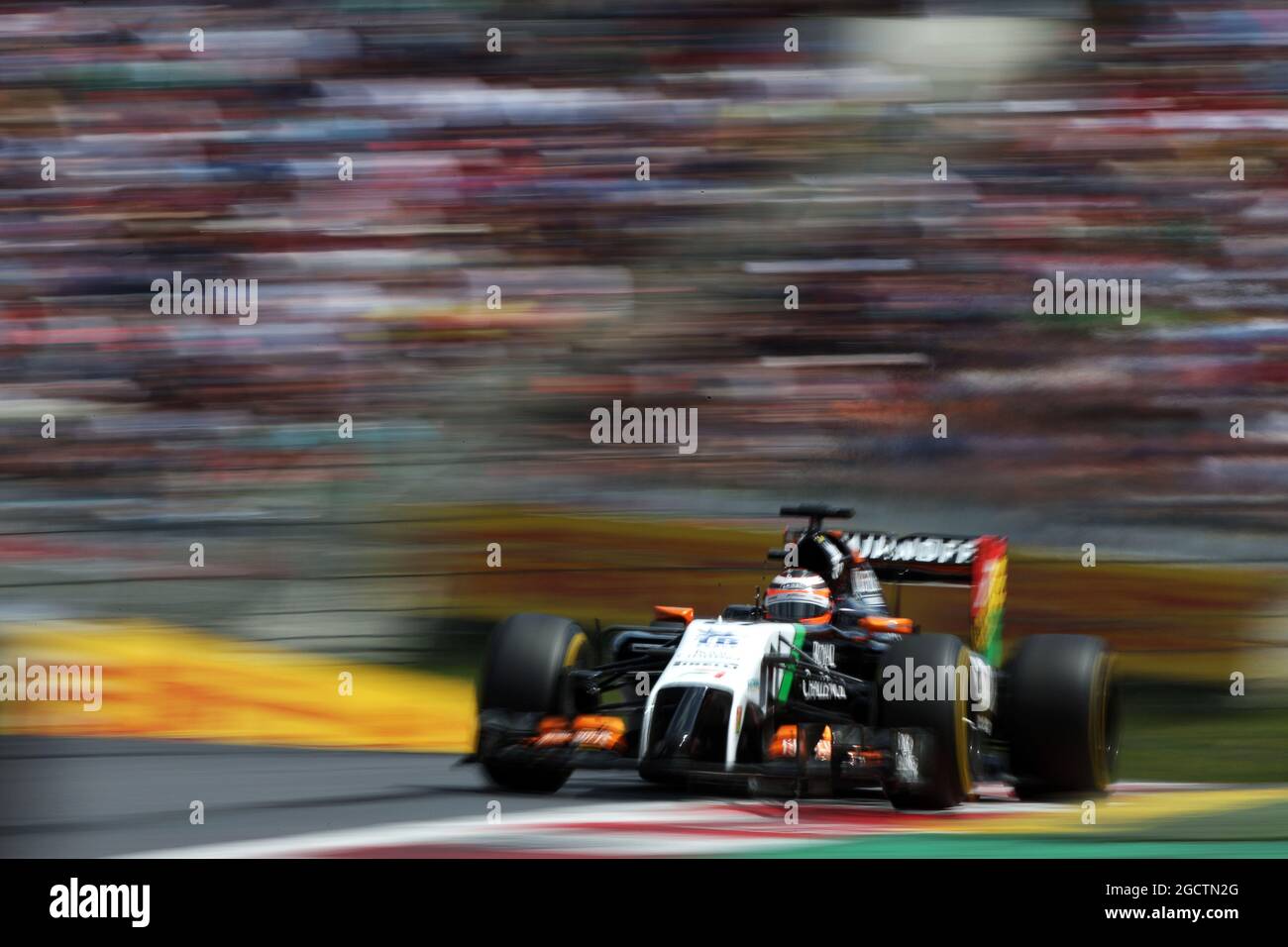 Nico Hulkenberg (GER) Sahara Force India F1 VJM07. Großer Preis von Österreich, Sonntag, 22. Juni 2014. Spielberg, Österreich. Stockfoto