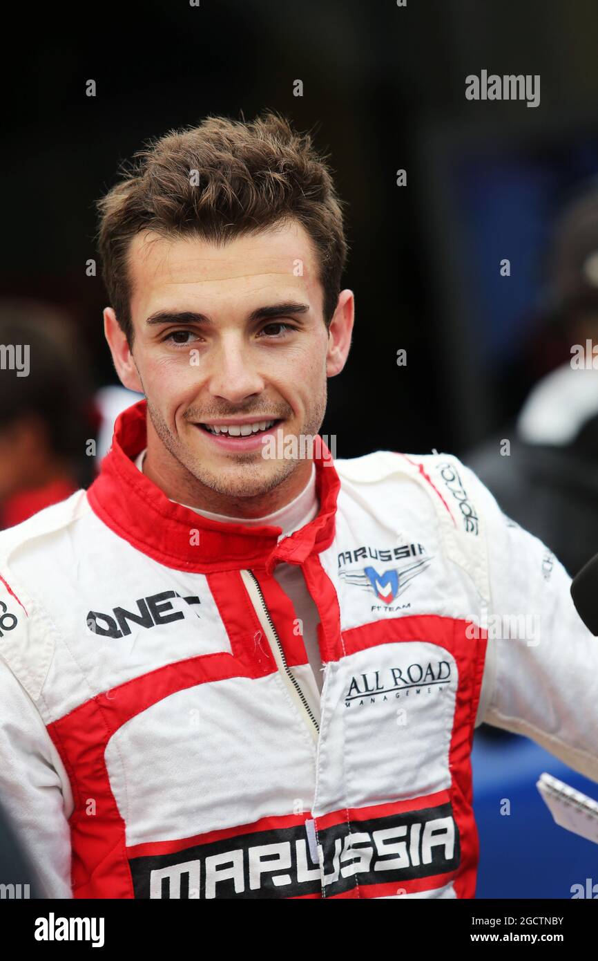 Jules Bianchi (FRA) Marussia F1 Team. Großer Preis von Großbritannien, Samstag, 5. Juli 2014. Silverstone, England. Stockfoto