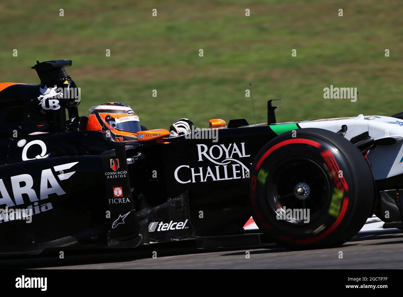 Nico Hulkenberg (GER) Sahara Force India F1 VJM07. Großer Preis von Deutschland, Freitag, 18. Juli 2014. Hockenheim, Deutschland. Stockfoto