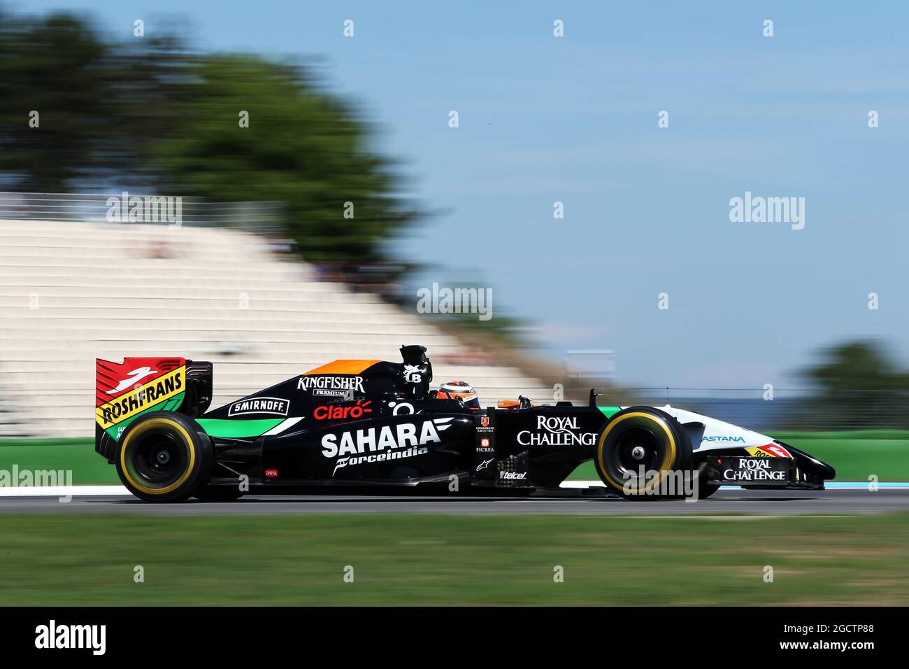 Nico Hulkenberg (GER) Sahara Force India F1 VJM07. Großer Preis von Deutschland, Freitag, 18. Juli 2014. Hockenheim, Deutschland. Stockfoto