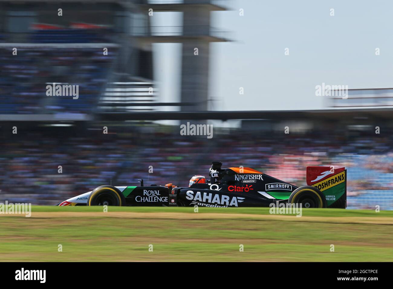 Nico Hulkenberg (GER) Sahara Force India F1 VJM07. Großer Preis von Deutschland, Samstag, 19. Juli 2014. Hockenheim, Deutschland. Stockfoto