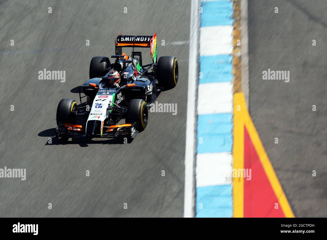 Nico Hulkenberg (GER) Sahara Force India F1 VJM07. Großer Preis von Deutschland, Samstag, 19. Juli 2014. Hockenheim, Deutschland. Stockfoto