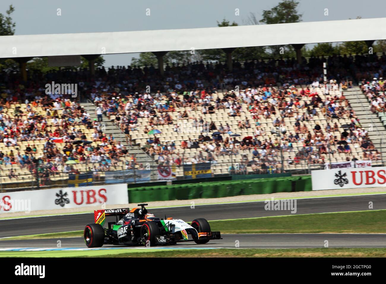 Nico Hulkenberg (GER) Sahara Force India F1 VJM07. Großer Preis von Deutschland, Samstag, 19. Juli 2014. Hockenheim, Deutschland. Stockfoto