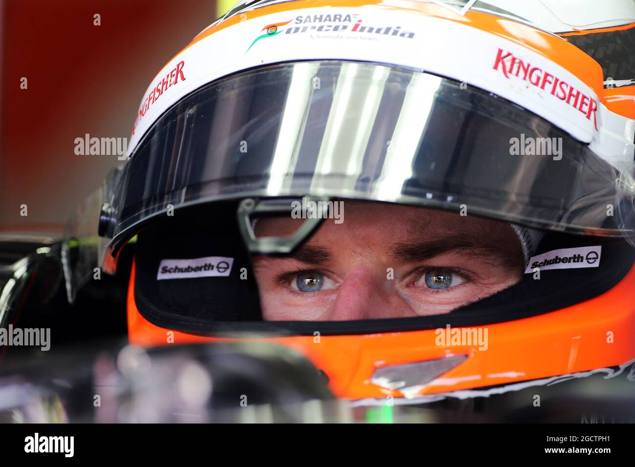 Nico Hulkenberg (GER) Sahara Force India F1 VJM07. Großer Preis von Deutschland, Samstag, 19. Juli 2014. Hockenheim, Deutschland. Stockfoto