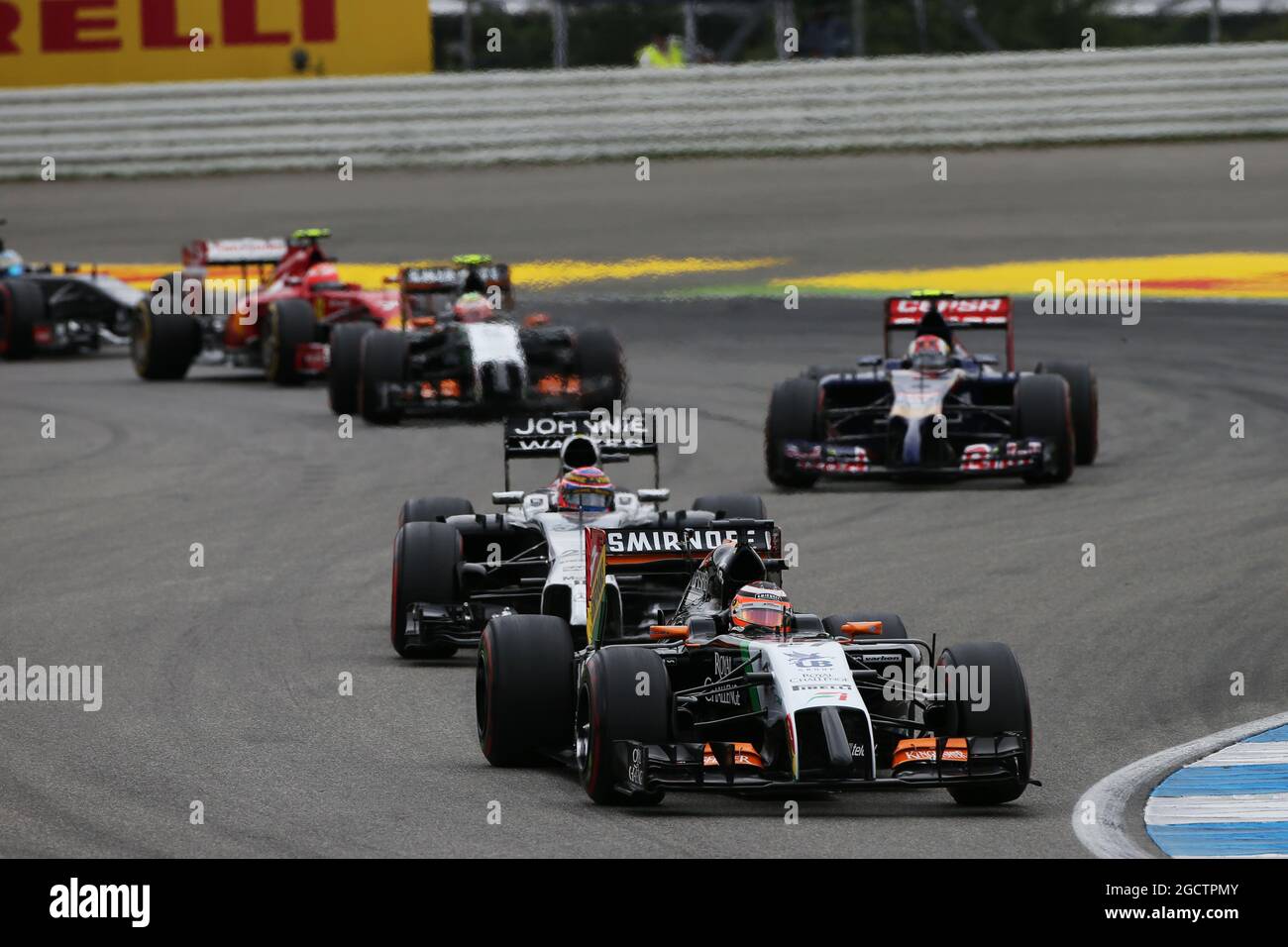 Nico Hulkenberg (GER) Sahara Force India F1 VJM07. Großer Preis von Deutschland, Sonntag, 20. Juli 2014. Hockenheim, Deutschland. Stockfoto