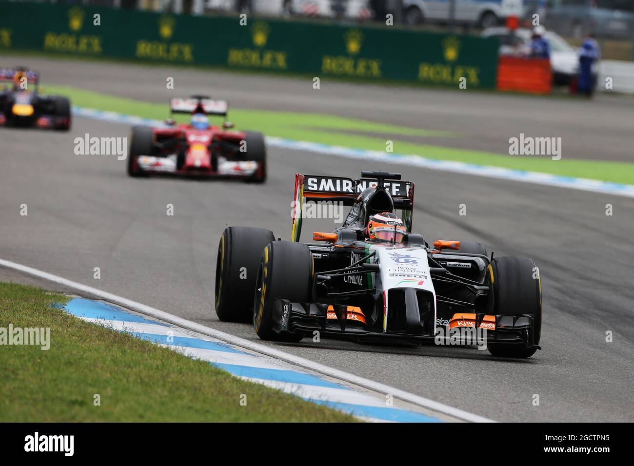 Nico Hulkenberg (GER) Sahara Force India F1 VJM07. Großer Preis von Deutschland, Sonntag, 20. Juli 2014. Hockenheim, Deutschland. Stockfoto