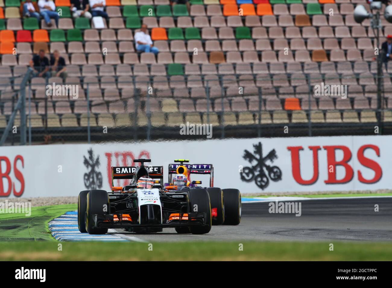 Nico Hulkenberg (GER) Sahara Force India F1 VJM07. Großer Preis von Deutschland, Sonntag, 20. Juli 2014. Hockenheim, Deutschland. Stockfoto