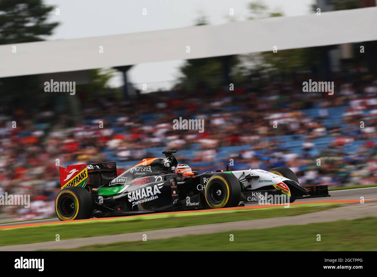 Nico Hulkenberg (GER) Sahara Force India F1 VJM07. Großer Preis von Deutschland, Sonntag, 20. Juli 2014. Hockenheim, Deutschland. Stockfoto