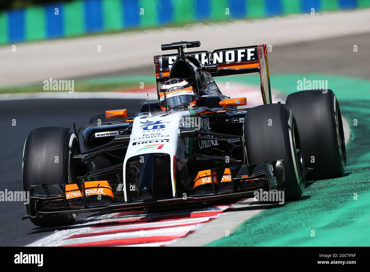 Nico Hulkenberg (GER) Sahara Force India F1 VJM07. Großer Preis von Ungarn, Freitag, 25. Juli 2014. Budapest, Ungarn. Stockfoto