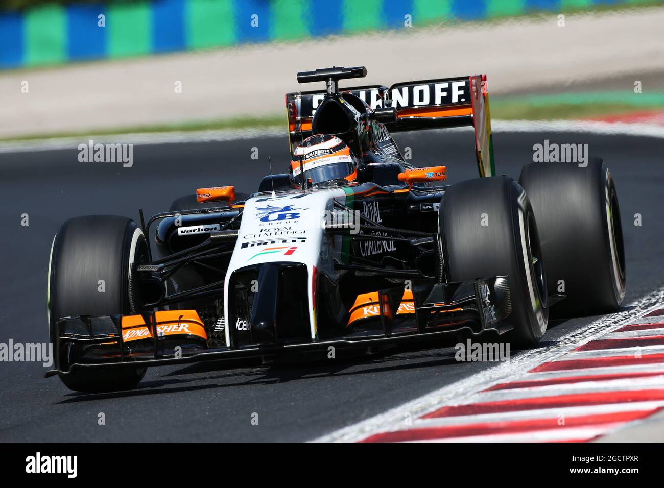 Nico Hulkenberg (GER) Sahara Force India F1 VJM07. Großer Preis von Ungarn, Freitag, 25. Juli 2014. Budapest, Ungarn. Stockfoto