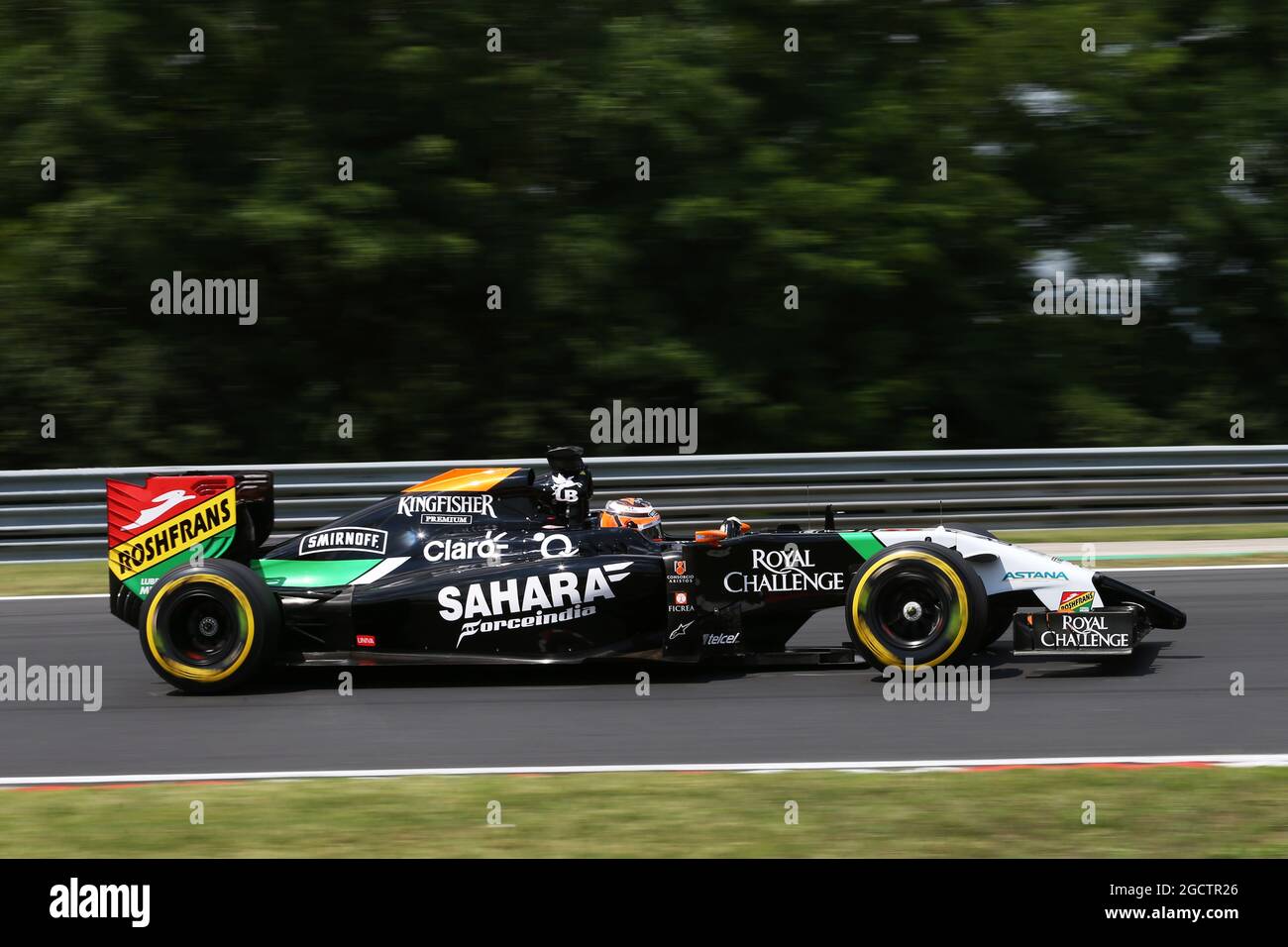 Nico Hulkenberg (GER) Sahara Force India F1 VJM07. Großer Preis von Ungarn, Samstag, 26. Juli 2014. Budapest, Ungarn. Stockfoto