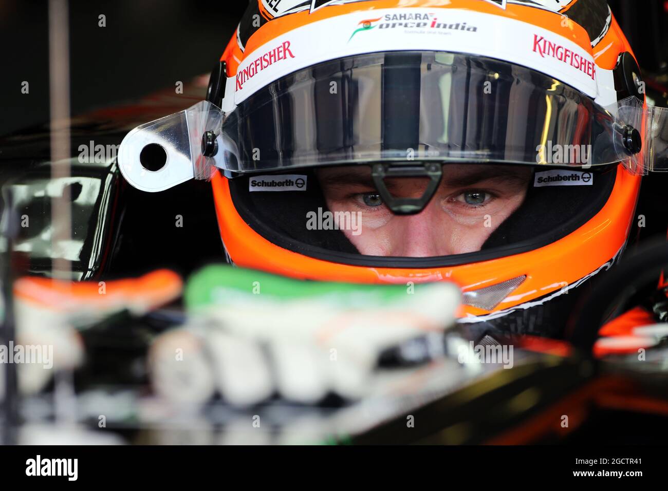 Nico Hulkenberg (GER) Sahara Force India F1 VJM07. Großer Preis von Ungarn, Samstag, 26. Juli 2014. Budapest, Ungarn. Stockfoto