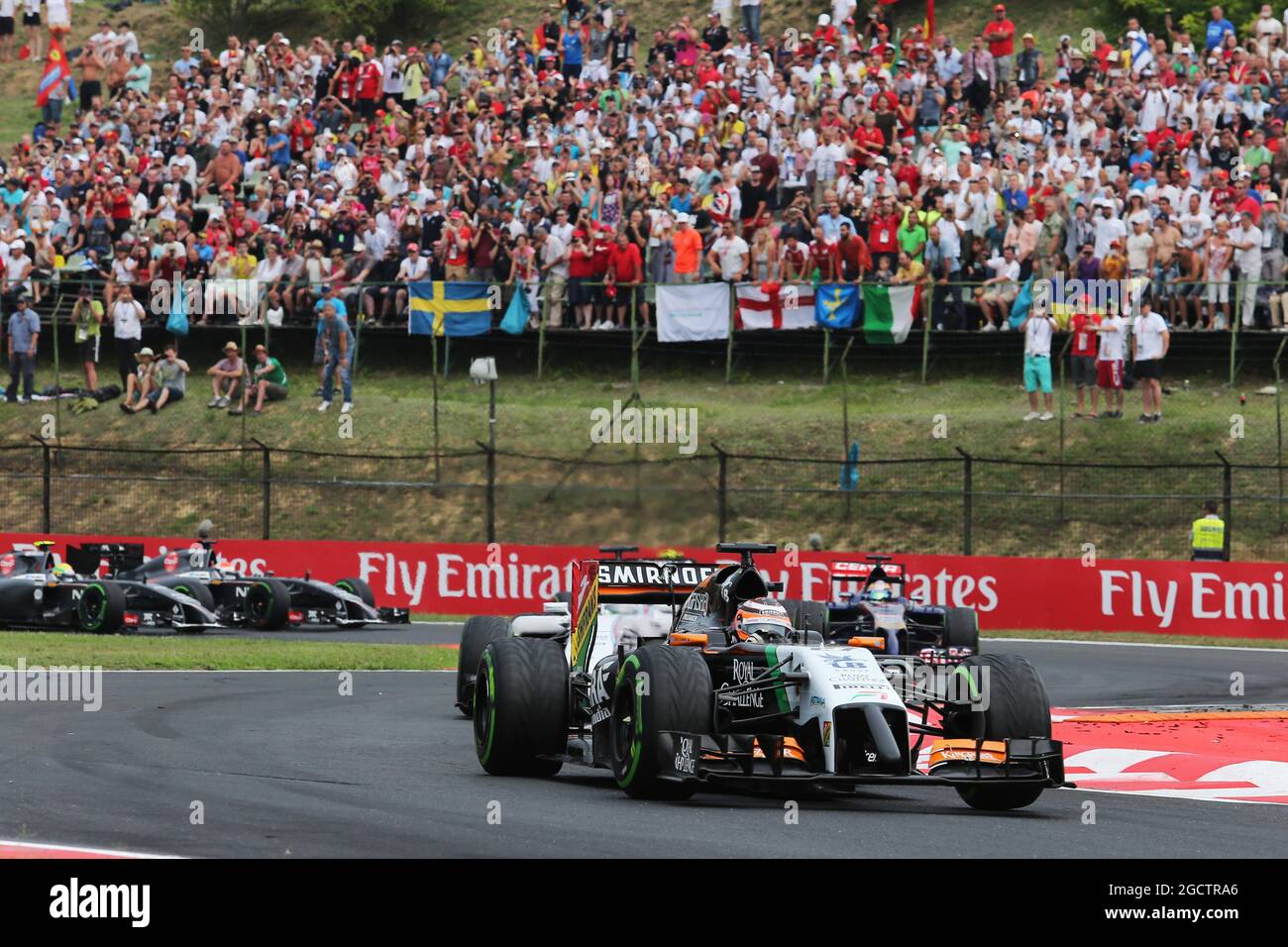 Nico Hulkenberg (GER) Sahara Force India F1 VJM07. Großer Preis von Ungarn, Sonntag, 27. Juli 2014. Budapest, Ungarn. Stockfoto
