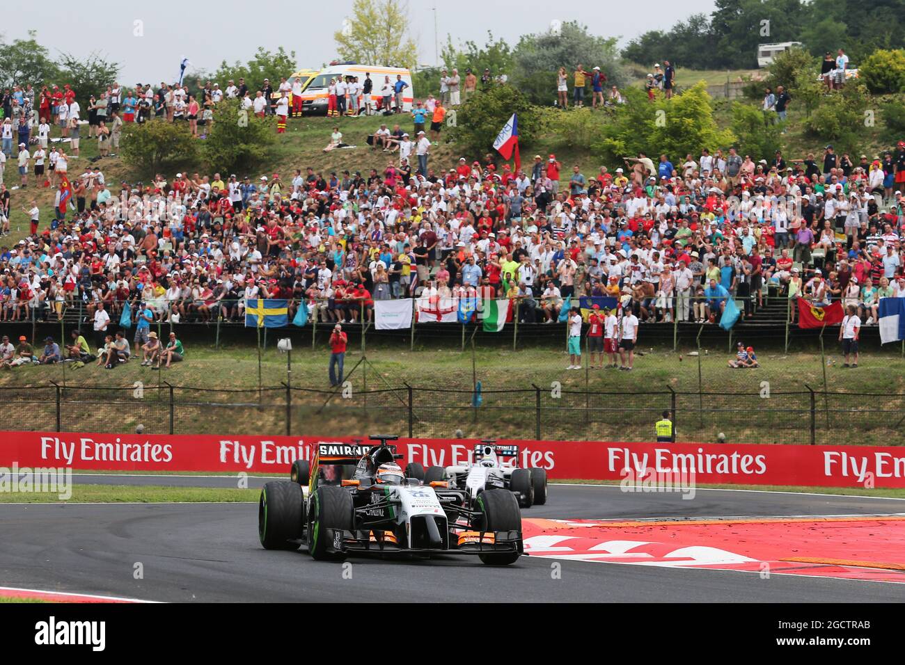 Nico Hulkenberg (GER) Sahara Force India F1 VJM07. Großer Preis von Ungarn, Sonntag, 27. Juli 2014. Budapest, Ungarn. Stockfoto